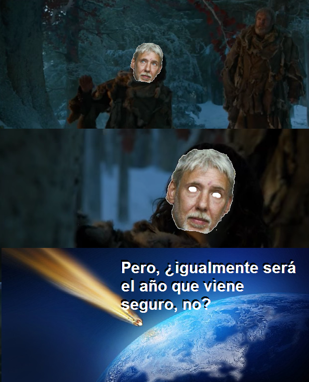 BetterCallPili's tweet photo. @EGigamesh @Corominas La verdadera visión de Bran #MeteoritoIsComing @WesterosToday http://t.co/FSLBKZRZ1M