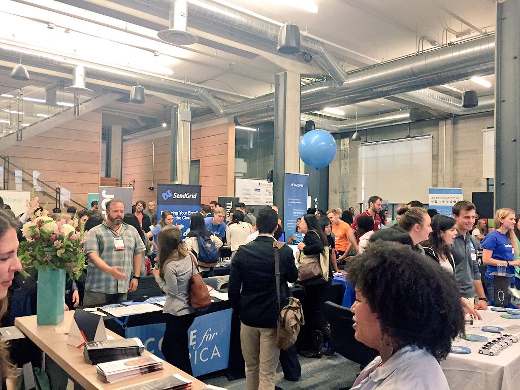galvanize's tweet image. Awesome turnout at the #techinclusion15 career fair! 300+ hiring partners and job seekers