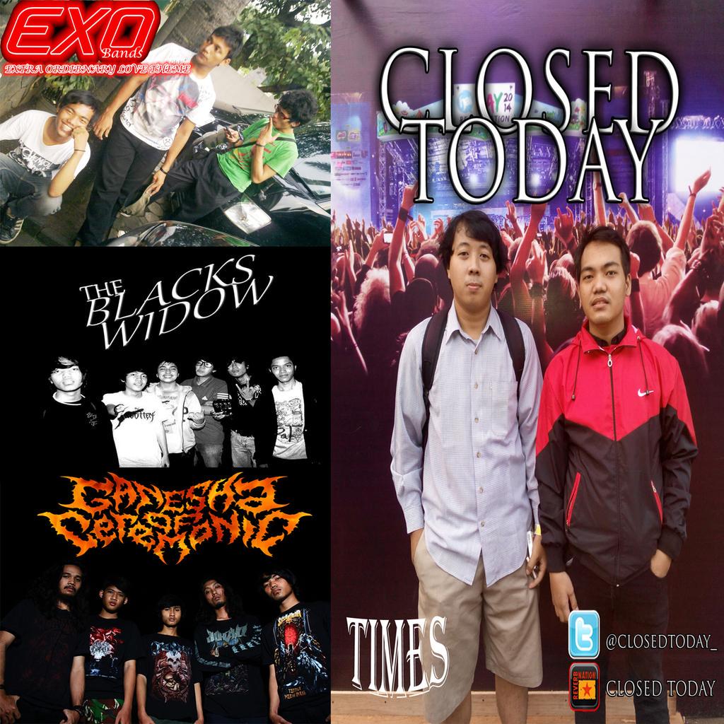 Rindu bersama mereka <a href="/GOC_DeathMetal/">Ganesha Of Ceremonic</a> @EXO_Tweets <a href="/TBW_Official/">The Blacks Widow</a> <a href="/ClosedToday_/">Closed Today</a> #sruputtt
