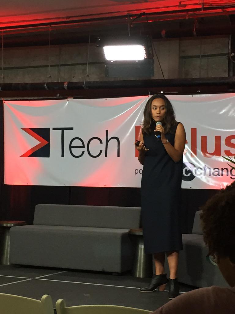 erikahoyle's tweet image. &quot;You don&apos;t need a strong tech background to be in tech&quot;  @melarauj0 #techinclusion15