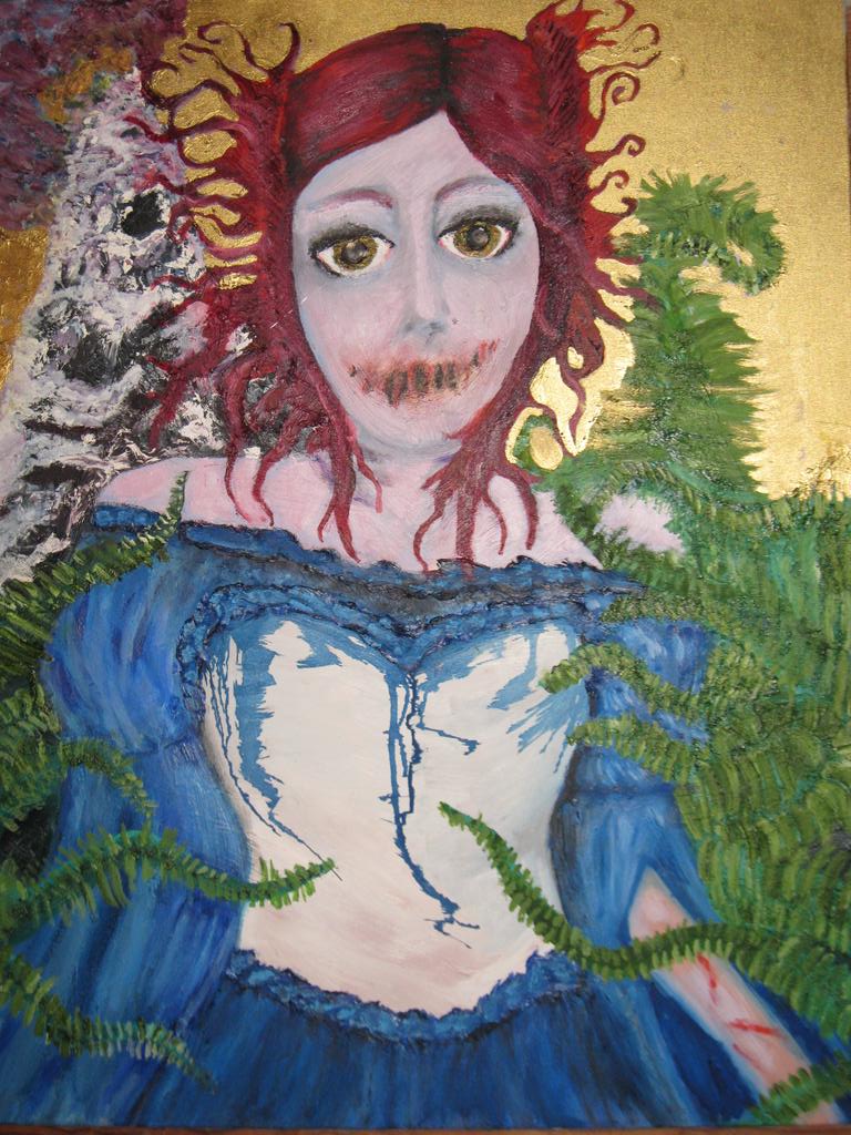 deathbuyzombie's tweet photo. #artforsale #trending #corpsemcrotting #ArtMarket oil canvas 30x24 prints available title:madness and secrets http://t.co/evG2OFdMBW