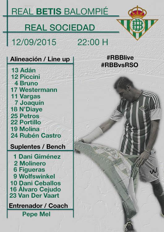 RealBetis's tweet photo. ¡Así juega hoy el Real Betis Balompié! 
#RBBlive #LaMejorAfición http://t.co/rPdvdaG24I