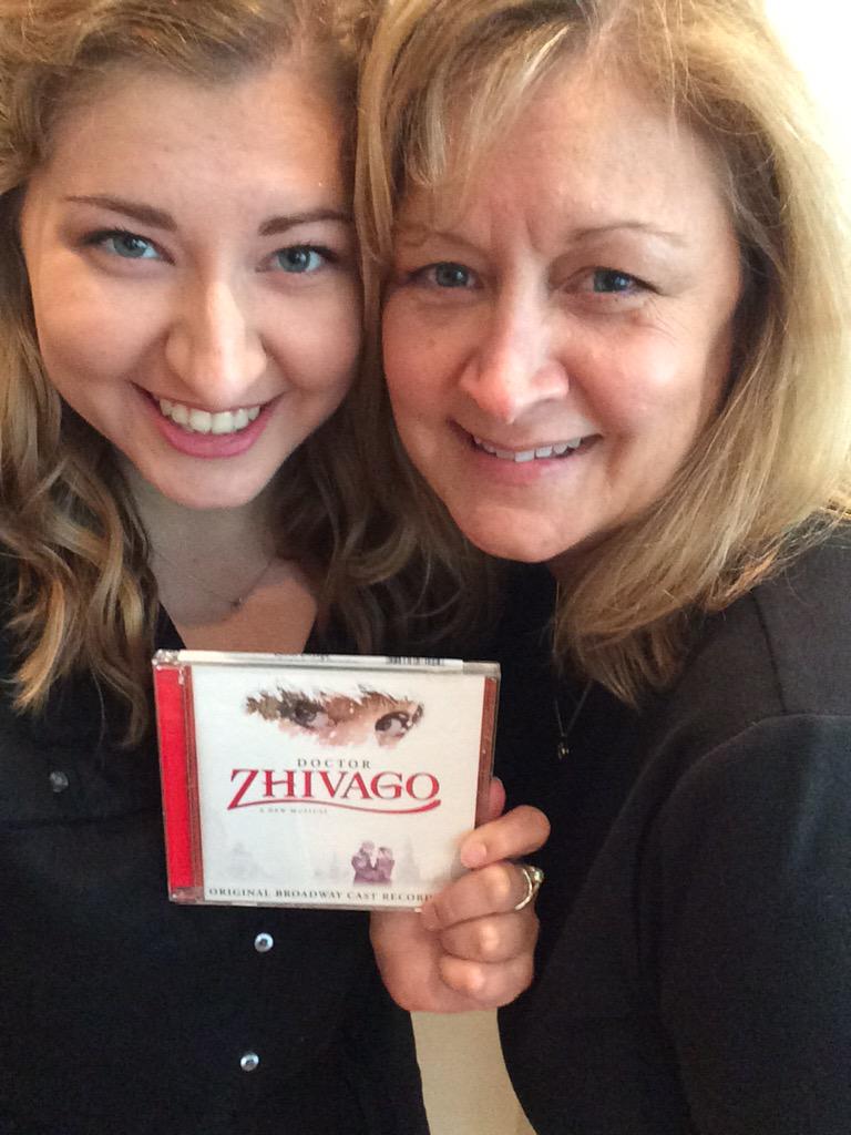 nicoleackman16's tweet photo. Mum's (@SherryAckman) @zhivagomusical CD came while I'm home from college! @tammutu @kelli_barrett #itunesANDcd 🎉🎉🎉 http://t.co/5jeOiyuXue