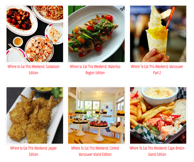 foodbloggersCA's tweet photo. Wondering where to eat this weekend? We've got you covered coast to coast in Canada! http://t.co/coLNZITbHy http://t.co/ea6YQ1h494
