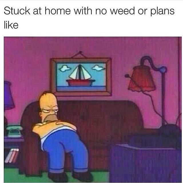 420smokersclub's tweet photo. When you're stuck at home with no weed http://t.co/q8EAh3oWiS