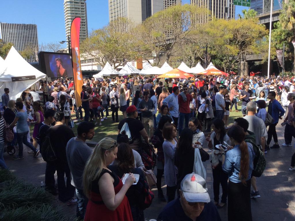 Delicious way to spend the sunny weekend <a href="/smoothchocfest/">smooth choc fest</a> <a href="/therocks/">The Rocks</a> #Sydney