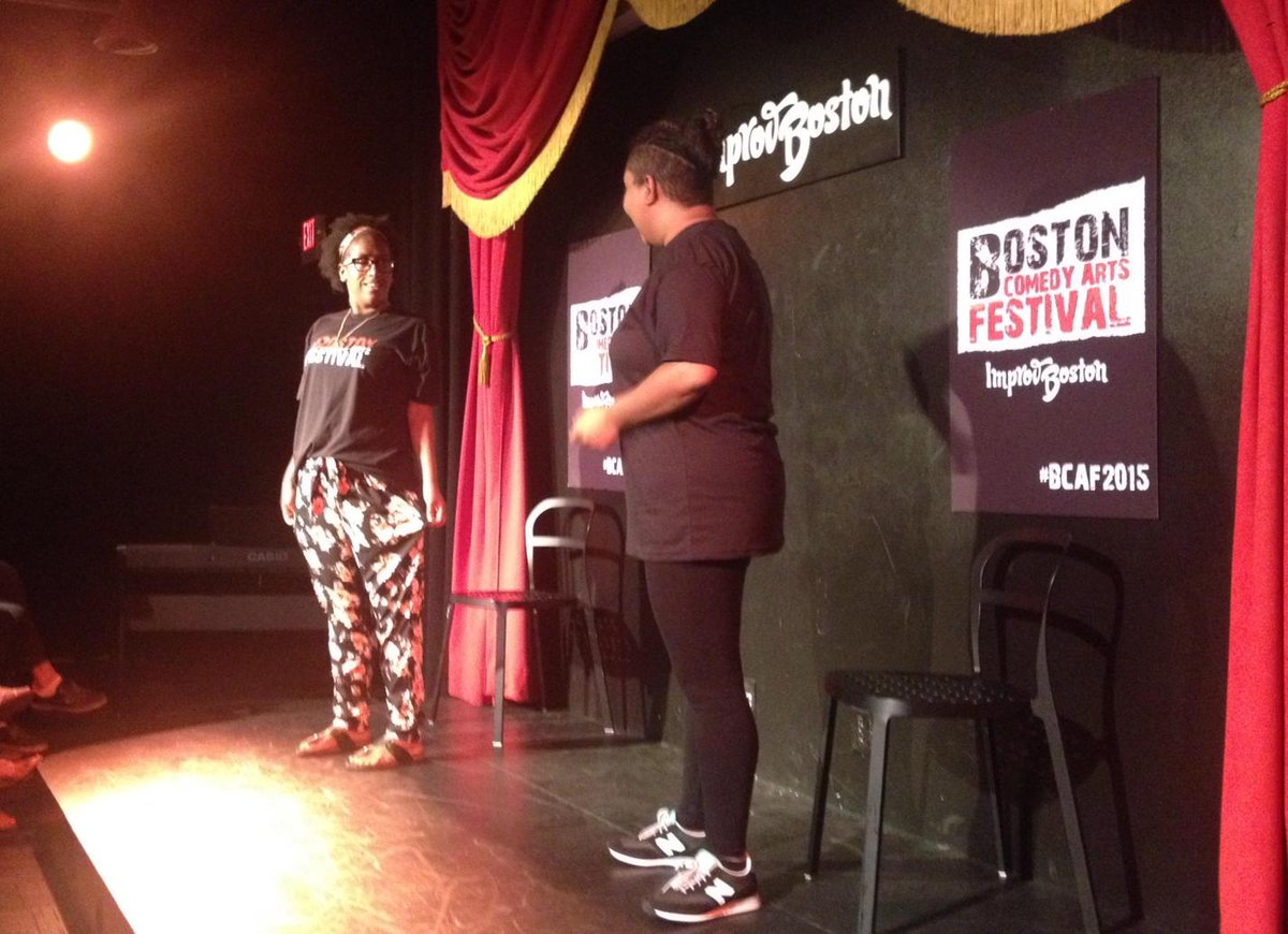 It's @CokoAndDaphney time! #BCAF2015 #duoprov #improv