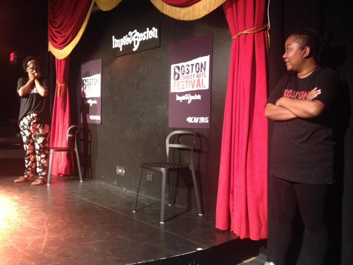 "What's in that window? What's in that window?!" - @CokoAndDaphney gettin spooky @ #BCAF2015