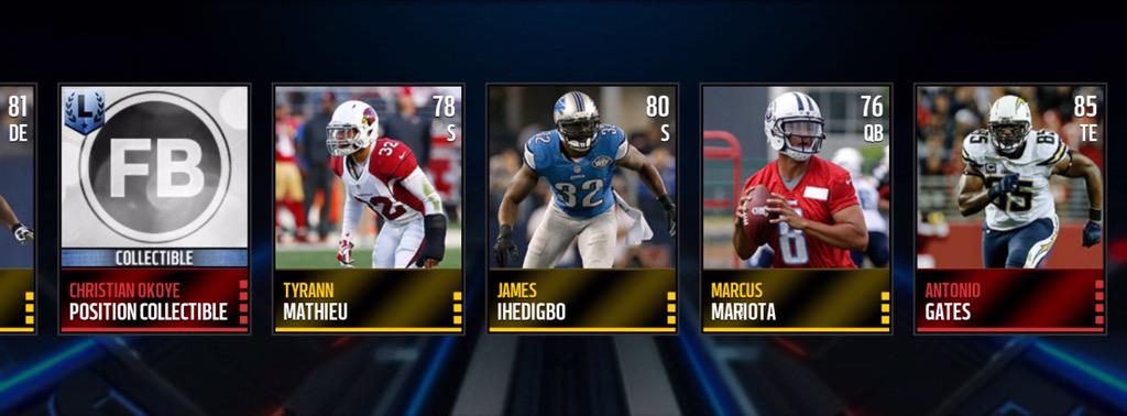 EAMaddenMobile's tweet image. Best Legend Pack?

RT for Gates
FAV for Kuhn
Comment for Hali
All three for Levy

#Legendary