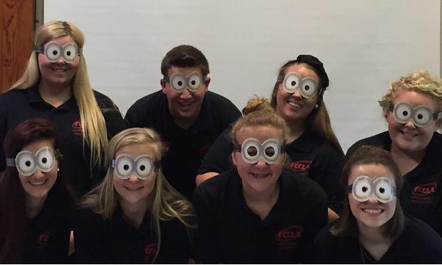 Your #VAFCCLA State VP of Community Outreach showed the SEC that there are "minions" of reasons to join #FCCLA!