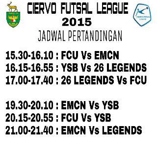 Official_CFL's tweet photo. Jadwal pertandingan #CFL2015 http://t.co/JM6RmPw3RW
