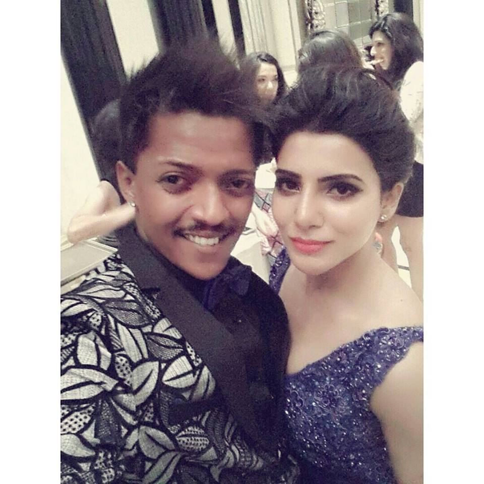 Angel @Samanthaprabhu2 with Fashion Designer #SidneySladen