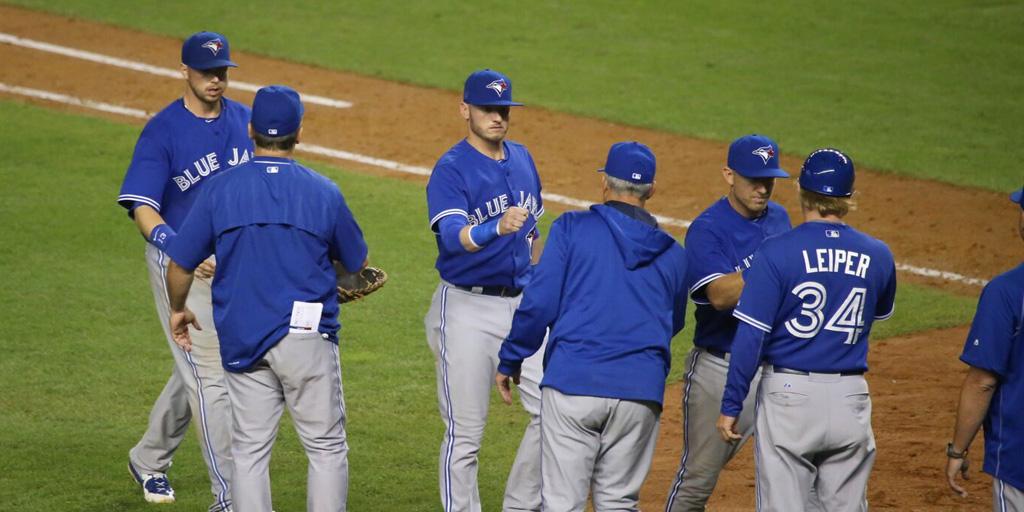 BlueJays's tweet photo. Two wins in one day? Not too shabby! #ComeTogether http://t.co/qI8yecyAms