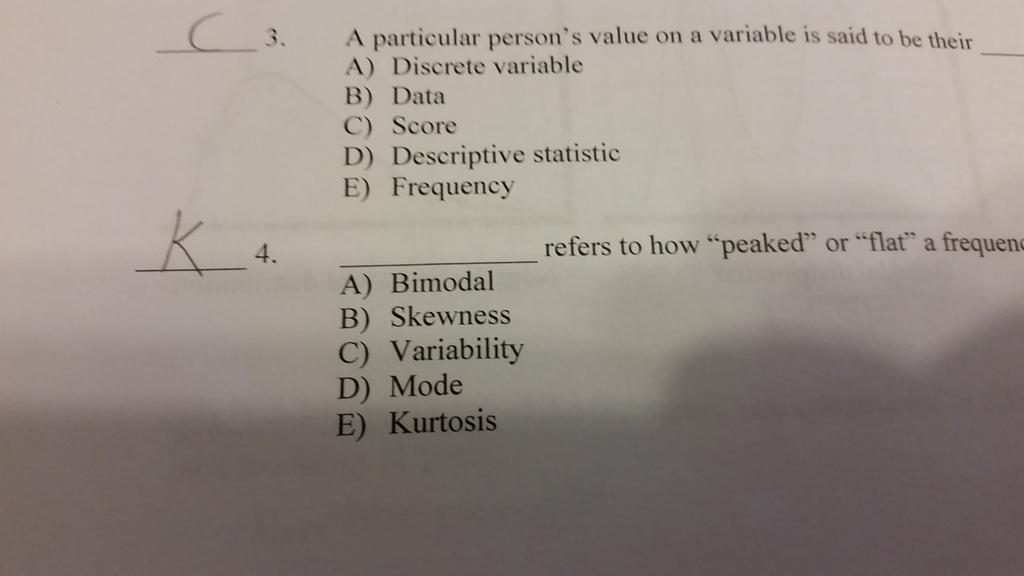 RandyRenstrom's tweet image. Umm, the options were A thru E...
#StatisticsHomework