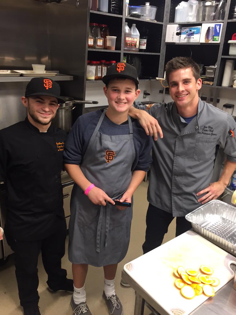 NativeSFgal's tweet photo. Some radness today with my dear friends #hunterpence #LetsGetLexi #TylerHype #MakeAWish #GiantsChefs http://t.co/8wCZjQAddC