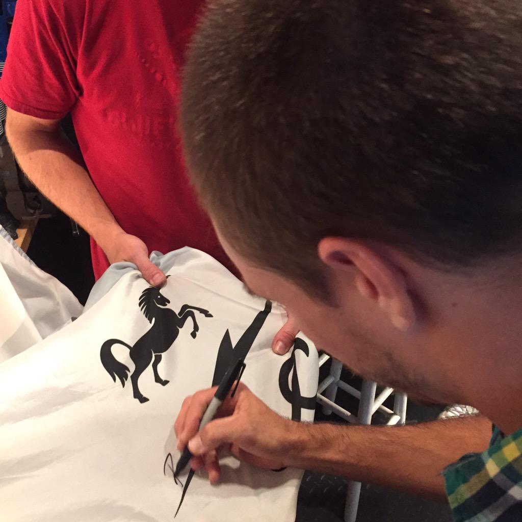 SwiftCycle's tweet image. When you are a National Champ you get to sign the @swiftcycle flag. Congrats to @ryanwoodall an all around great guy!