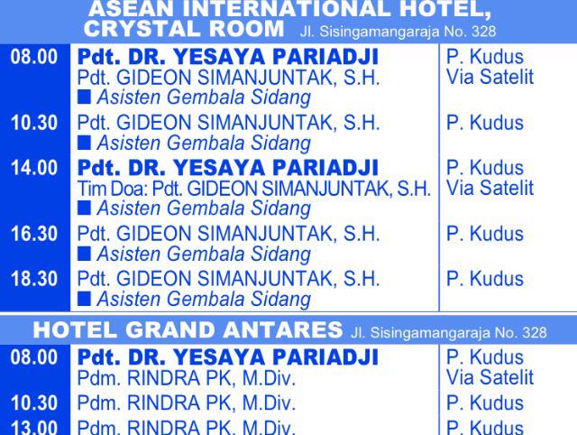 TELAH DIBUKA GEREJA TIBERIAS MEDAN | Jadwal Ibadah Minggu 13 September 2015 | Info: