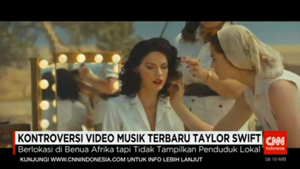 Video klip Taylor Swift terbaru, Wildest Dream menuai kontroversi karena berbau isu rasisme.