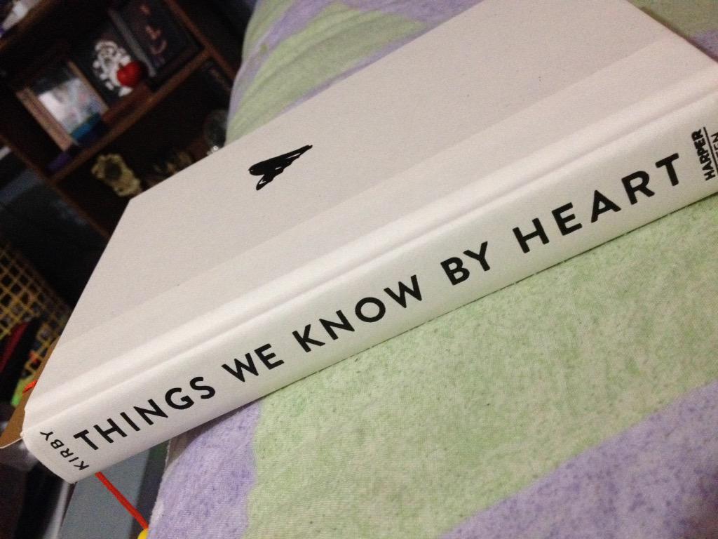 LiteraryMo's tweet photo. Just started @TheBookmarkPR's September book club pick, @JessiKirby's #ThingsWeKnowByHeart See you 9/30! #BookClubPR http://t.co/66B8Qhz3py