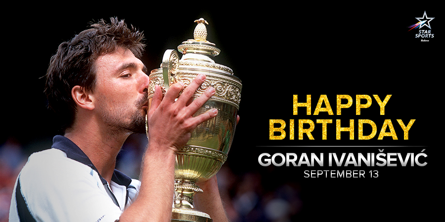 Who can forget his incredible triumph in 2001 as a wild card ? Happy Birthday, Goran Ivanisevic! 
