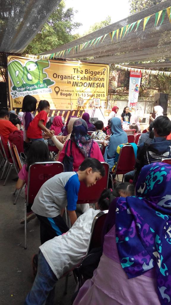 Masak sehat yuk bareng chef ayu di BOF, GOR Bogor hari ini