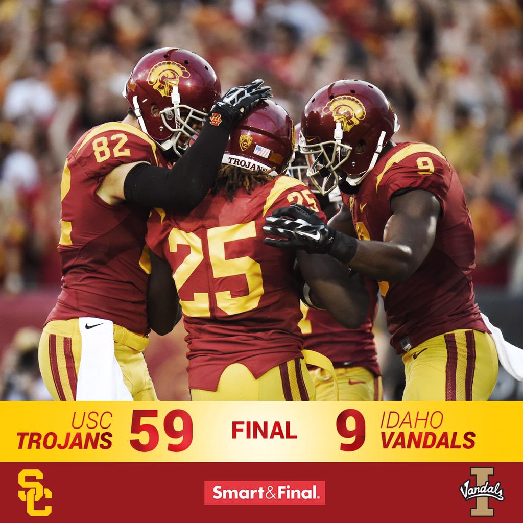 USC Trojans on Twitter: "FINAL: USC 59, Idaho 9. USC advances to 2-0