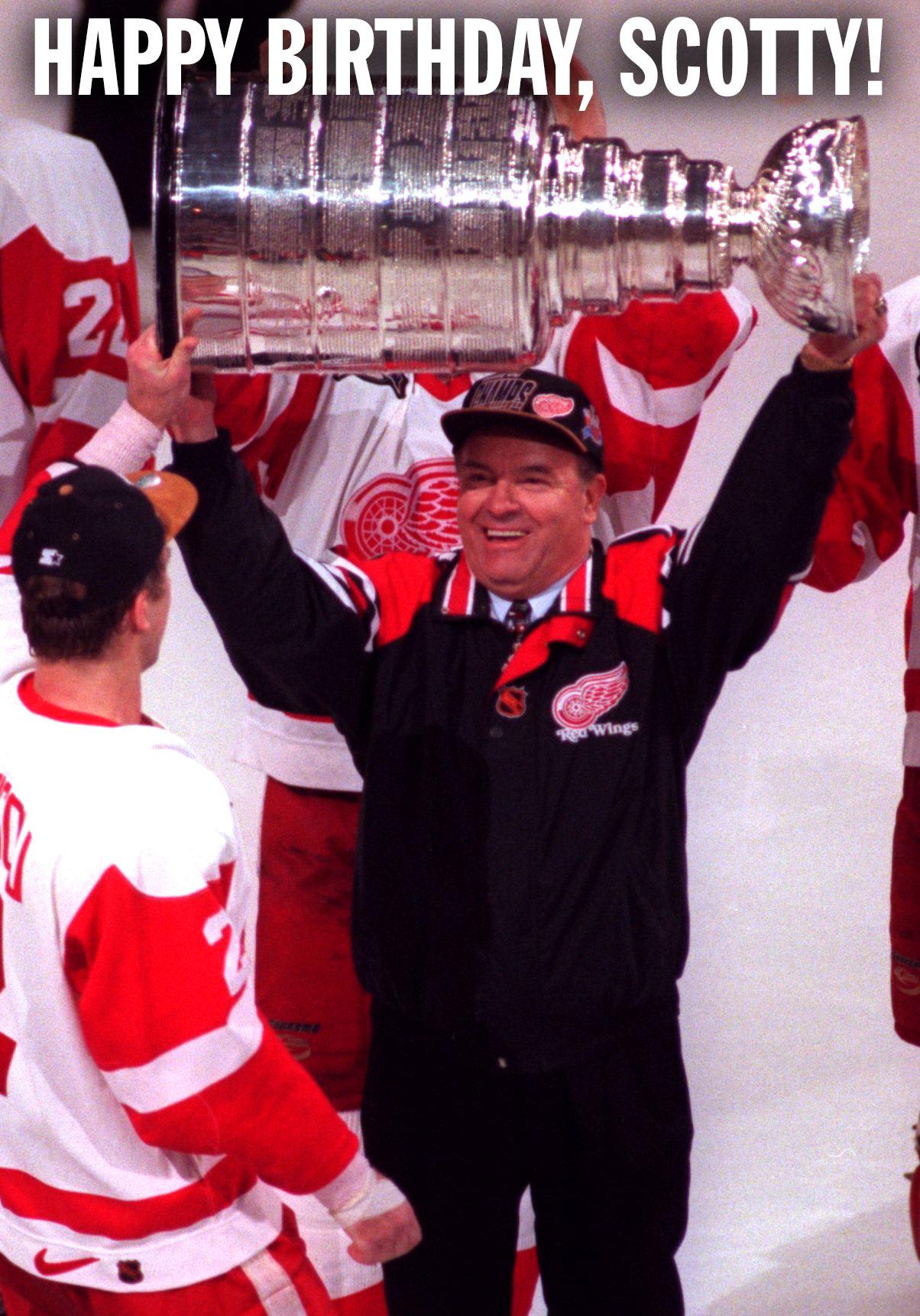 Happy birthday to former coach Scotty Bowman! 