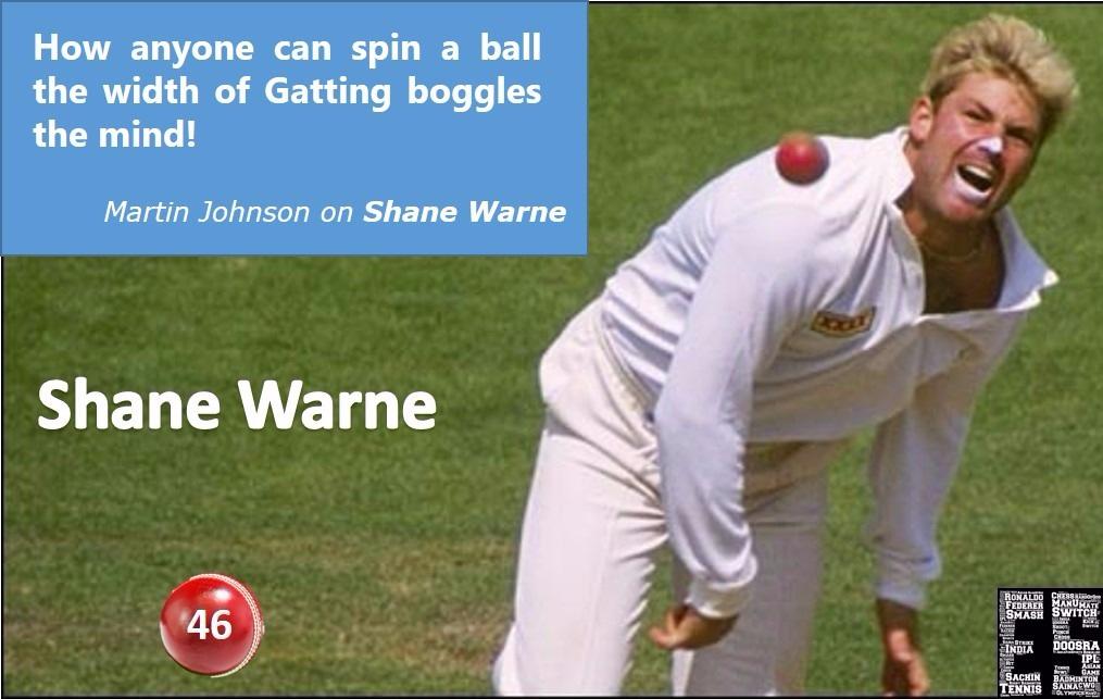 To the man who bowled the ball of the century, happy birthday Read here:  