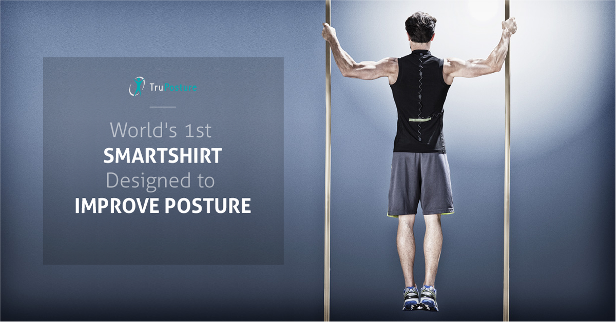 SteveMavin's tweet image. Check out TruPosture, a smart shirt which improves posture and lessens back pain! goo.gl/tV9EMA
