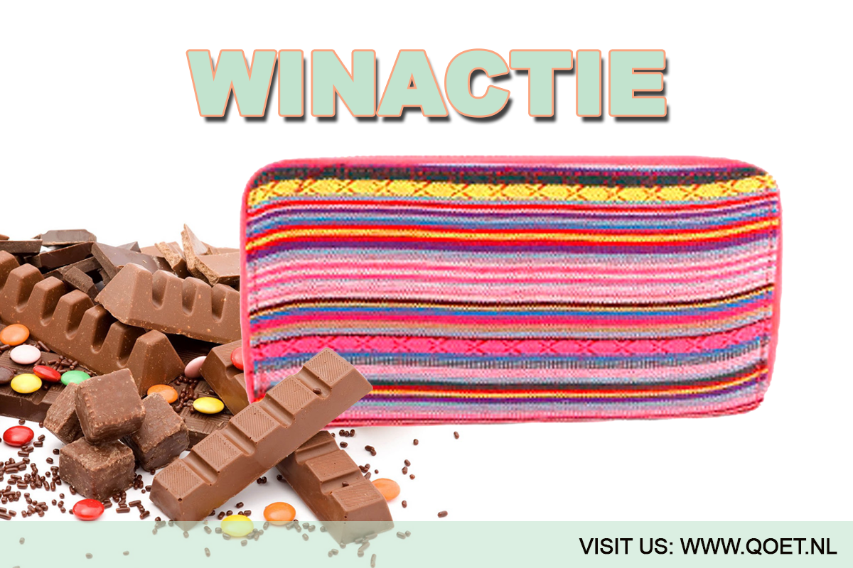 Qoetshop's tweet photo. WIN op deze #chocoladedag 1 kilo chocolade en een te gekke portemonnee van Qoet. Check: https://t.co/bdoiklfiJo #win http://t.co/ptgTdrT2Vo