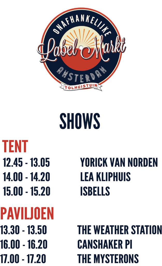 konkurrent (@konkurrent_nl) on Twitter photo Wie komt er vandaag kijken naar <a href="/TheWeatherStn/">The Weather Station</a> and <a href="/isbellstheband/">Isbells</a>? Ze spelen op de <a href="/LabelMarkt/">Onafh. Label Markt</a> in de @tolhuistuin! Wie komt er vandaag kijken naar <a href="/TheWeatherStn/">The Weather Station</a> and <a href="/isbellstheband/">Isbells</a>? Ze spelen op de <a href="/LabelMarkt/">Onafh. Label Markt</a> in de @tolhuistuin!