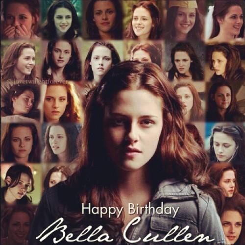 Happy 28th birthday to our lamb Bella Swan!   You\ll always be our Bella, just less fragile 