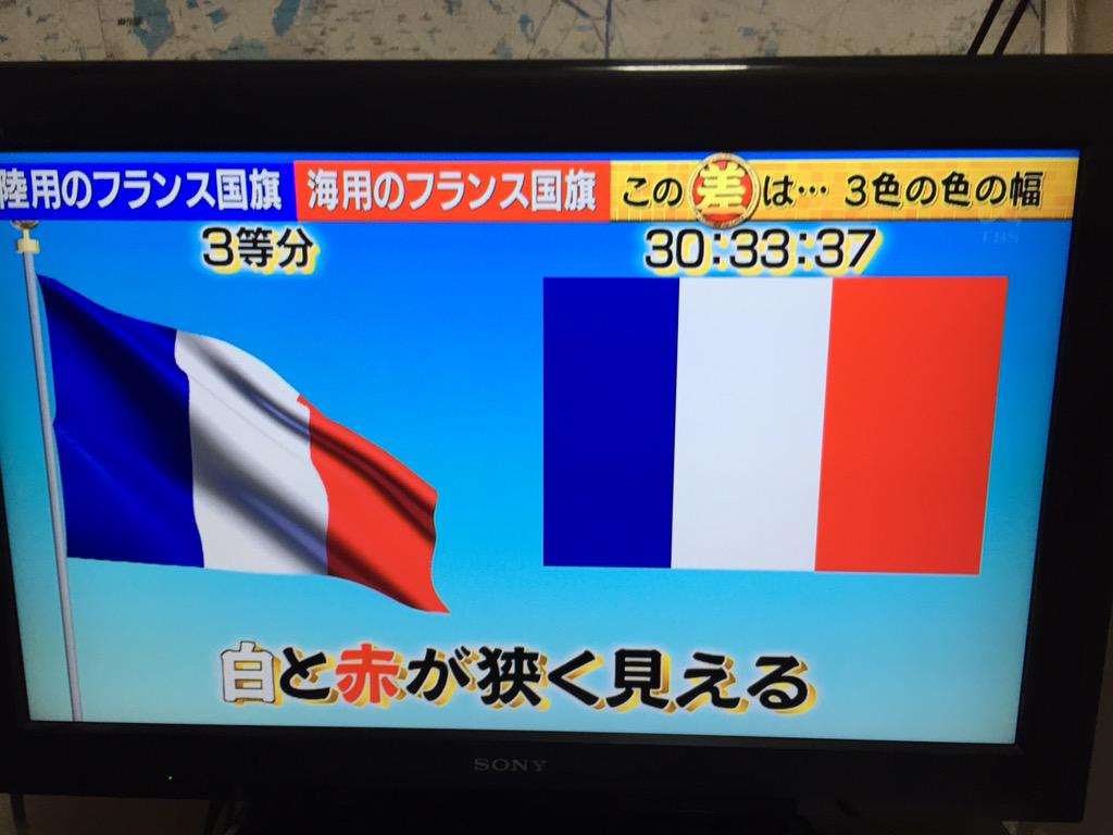 この差って何ですか 9月13日2種類の国旗を持つフランス ながらtv Com