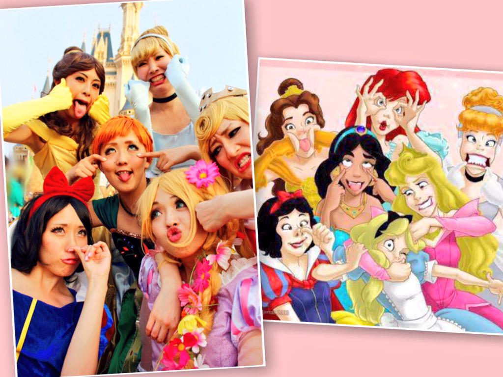 御涼は産休中 今日一番楽しく撮影できた写真がこちらです 念願のプリンセス変顔ー キャラちがかったりアリエル足りなかったりするけどそこはご愛嬌 Http T Co Dzdbywmjls