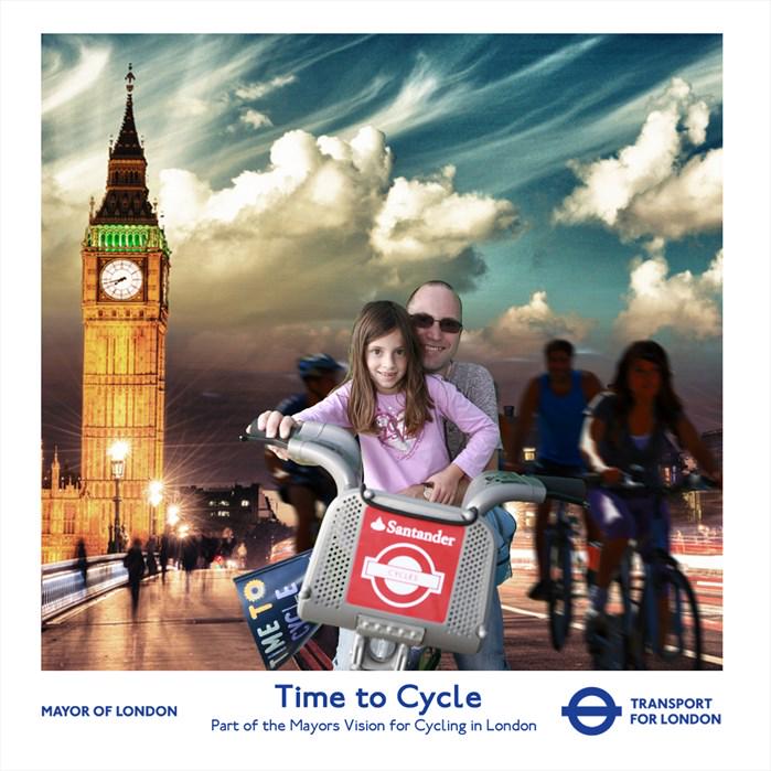 CycleLDN's tweet photo. Cycling at @TourofBritain Trafalgar Square today with @CycleLDN #8 http://t.co/Mf9PvB6MGA