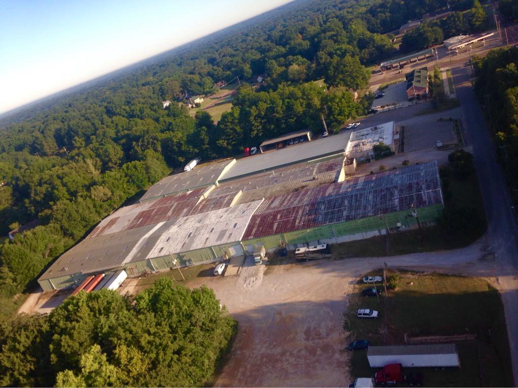 One of our warehouse team members flying in a #Hotairballoon over #TitanDistributors on a beautiful Sunday morning!