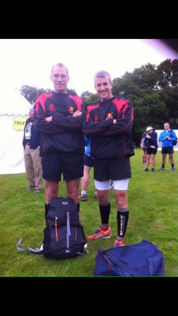 @MdSChallenge: First training event complete, the Pilgrim Marathon, conquered by the CO and Maj Blanchfield.  MdS