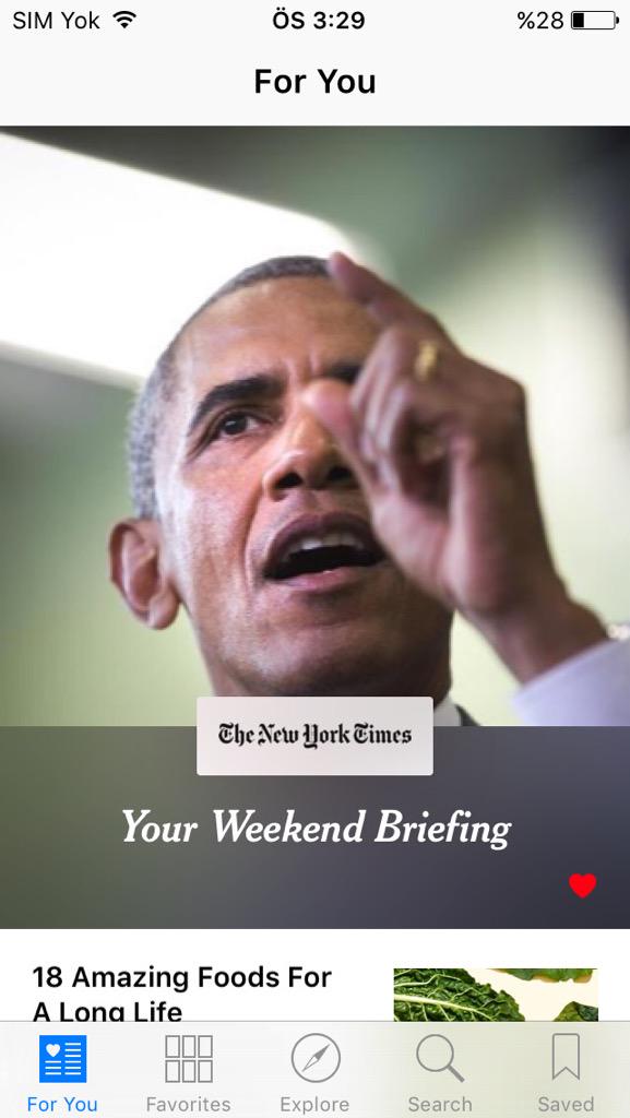 electricmonkey0's tweet image. As it can be seen, I am in love with @nytimes with their #AppleNews edition 😍 My fav newspaper on my fav 📱 #iOS91