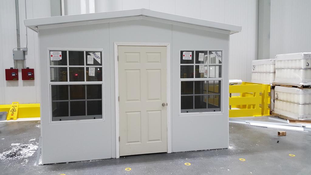 Coolstructure's tweet image. Insulated office inside of frezer