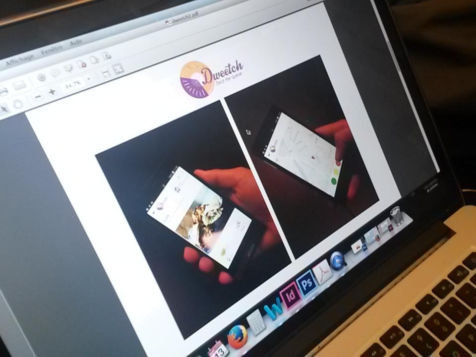 dweetcher's tweet photo. Avant première du #DweetchPitch @sweparis. Thanks to @EthanPierse pour son super coaching! #BestCoach http://t.co/5JcPyathiu
