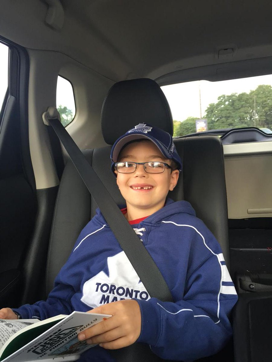 Waddell_KW's tweet photo. @mapleleafs We are on our way to Leafs Fan Fest. Somebody's happy! #leafs #leafsfanfest http://t.co/WoMez2TTed