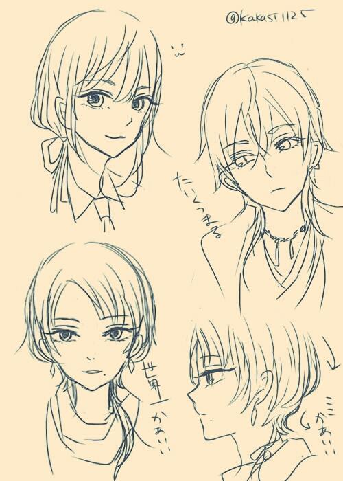 顔苦手とか愚痴ってないで練習しろよって(自分に)思ったので 好きな子ばっかだけど 