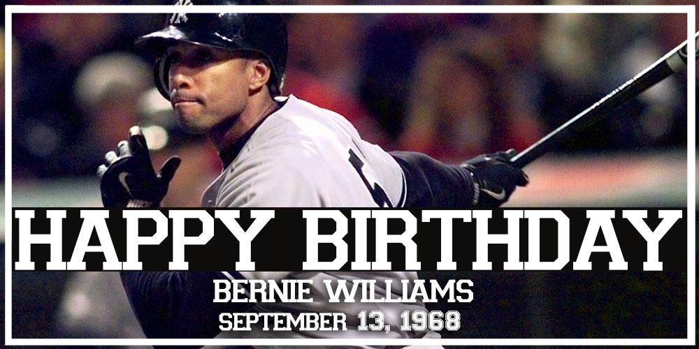 Happy Birthday Bernie Williams! 