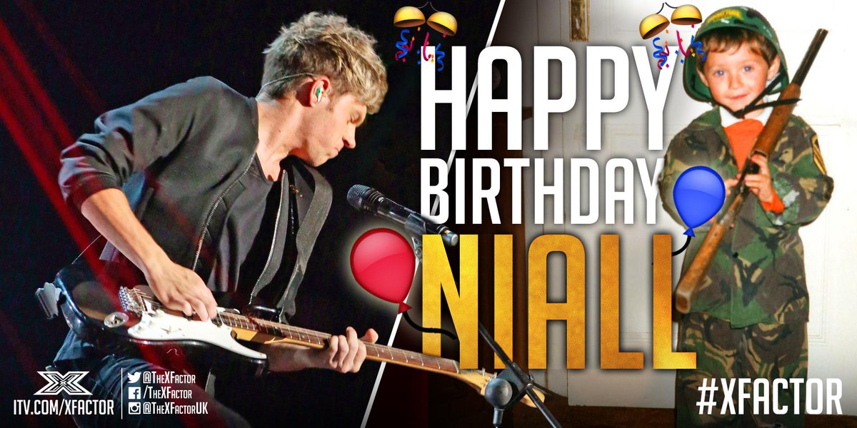 TheXFactor's tweet photo. HAPPY 22ND BIRTHDAY @NiallOfficial @onedirection 🙌🎂🎉 
It's been quite a journey! 💫 #HappyBirthdayNiall http://t.co/KdIoEGzTOz