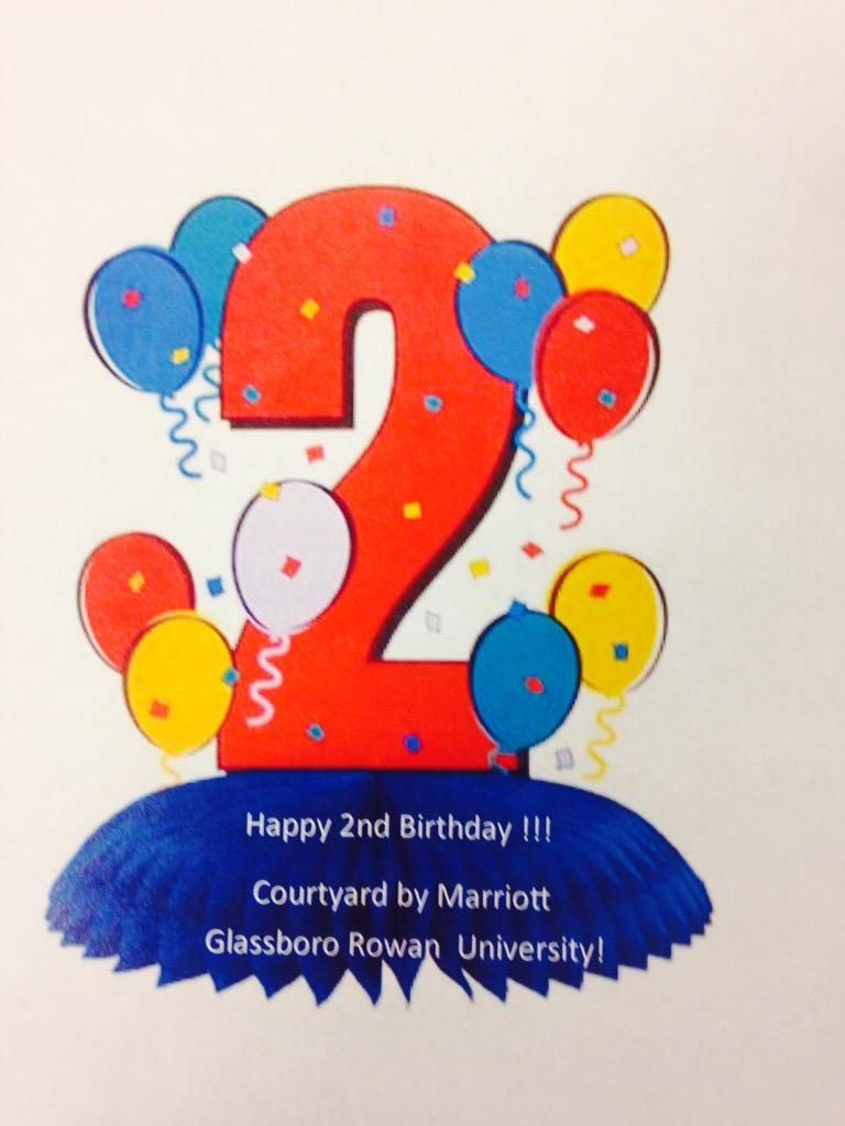 CourtyardRowan's tweet photo. Today marks two years! Our TEAM is honored to be part of a GREAT Community!! 🎉🎂🎈#Glassboro #Birthday #hotel http://t.co/twDQfFqe2G