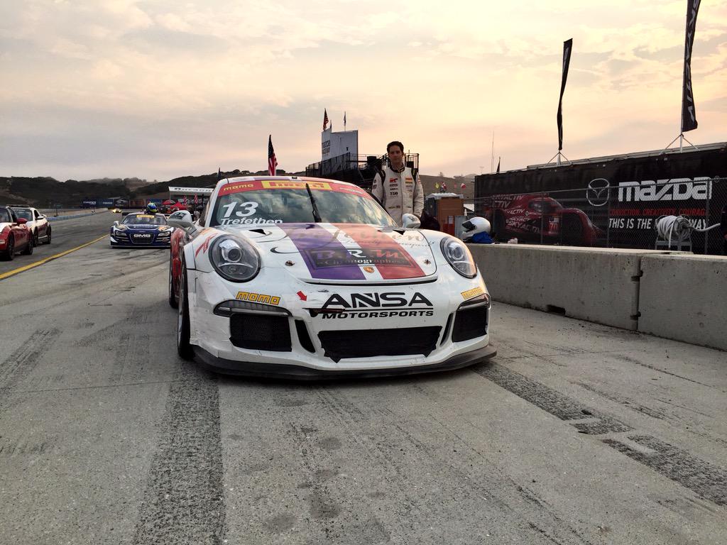 TrefethenRacing's tweet photo. Good morning from @MazdaRaceway @trefethenfamily @ansamotorsports prepares for morning warm up #PWCMRLS http://t.co/CR0P6EyZwd