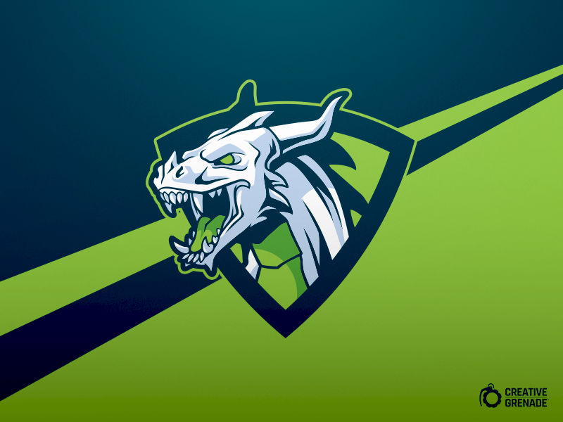 Strxtz's tweet image. Dragon Logo completed for team 'SYNEST'. I'll never get bored of these colours! Feedback &amp;amp; support appreciated &amp;lt;3