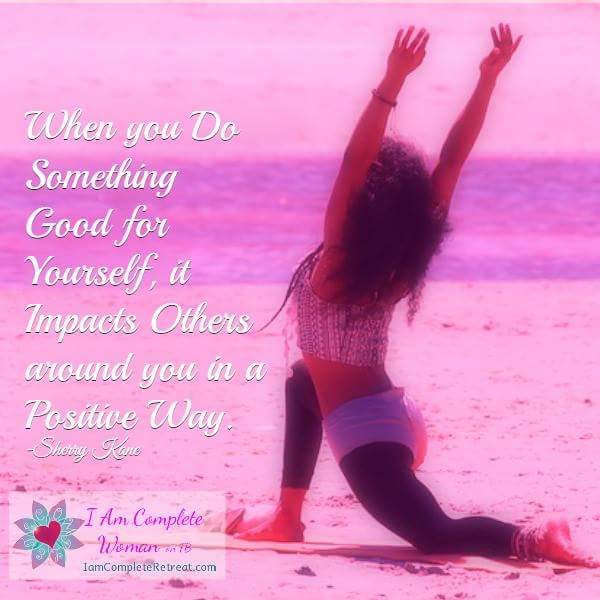 IACWoman's tweet image. When u do something good 4 yourself, it impacts others... #selfcare #wellness #WUVIP