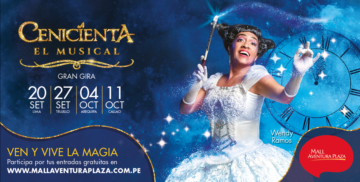 popartcultural's tweet photo. No dejes de participar por tus entradas para ver #CenicientaElMusical gracias a @aventura_plaza #PasaLaVoz http://t.co/TwJdoypaCG