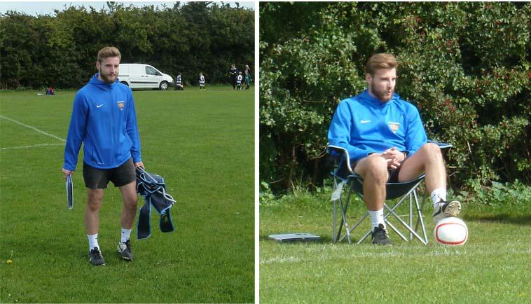 nsmith_77's tweet photo. Steve and his chair at The Jackey Baker sports ground Ramsgate. #armchairmanager @StrikeForce_FC http://t.co/z6z9dbmdg9